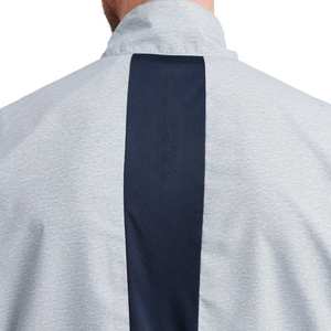 Veste de golf technique pour hommes de haute qualité tissu extensible respirant imperméable coupe athlétique col montant mode - Product Image 3