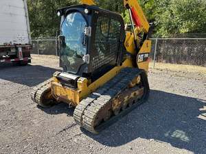 Quality Fairly Used for 257B Skid Steer Loader Crawler Type Yellow Heavy Duty Construction Equipment Diesel 75KW High Power - Product Image 4
