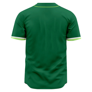 Maillot de baseball personnalisé de qualité supérieure, tendance, à transfert thermique, 100 % polyester, entièrement boutonné, respirant, logo personnalisé - Product Image 2