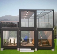 Maison conteneur préfabriquée pliable en acier de 20 pieds, idéale pour logement d'appoint et bureau, fabriquée en Chine - Offre Spéciale