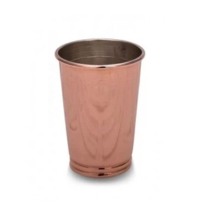 Vidrio de cobre martillado hecho a mano de Verona, Ayran, agua, café, <span class=keywords><strong>Tes</strong></span>, taza de bebida Color COBRE de 420ml, diseño tradicional - Product Image 1