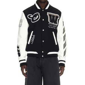 Veste universitaire unisexe personnalisée, broderie de lettres personnalisée, esprit d'équipe scolaire, veste athlétique, broderie personnalisée, équipe scolaire - Product Image 5