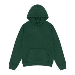 Sudadera con capucha verde Sudadera con capucha de algodón ligero para hombres y mujeres Estampado de moda Durable Elegante Salidas casuales para todos los días Ropa deportiva para hombres - Product Image 1