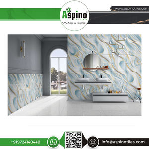 Carreaux de porcelaine émaillés numériques modernes de 600x1200mm, de meilleure qualité, résistants aux acides, accents antidérapants exclusifs, intérieurs d'école - Product Image 6