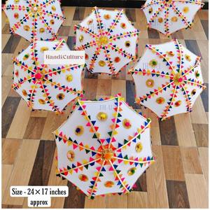 Paraguas de entrada nupcial colorido, decoración de boda, decoración del hogar, decoración de techo, decoración india, decoración de festivales - Product Image 6