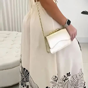 Ensemble de jupes licou standard personnalisées OEM pour femmes, robe haut de gamme pour vêtements de plage, ensemble de jupes d'été pour femmes - Product Image 2