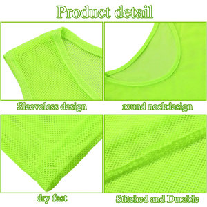 Chalecos de Entrenamiento Disponibles en Varios Colores, Camisetas de Fútbol, Ropa Deportiva y de Práctica, Transpirable, de Secado Rápido, Fabricantes de Chalecos de Entrenamiento - Product Image 4