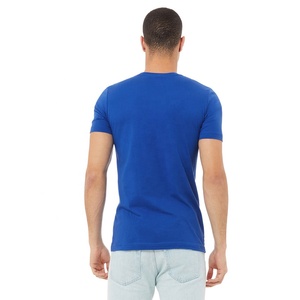 T-shirt rouge personnalisé pas cher promotionnel unisexe rouge t-shirts maillot à manches courtes 100% coton uni respirant t-shirt - Product Image 5