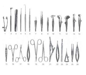 Retinor Industries-Instrumentos de blefaroplastia, Set de Cirugía de microojos, 48 piezas - Product Image 4