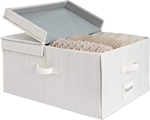 New Folding <b>Storage</b> <b>Basket</b> Foldable Linen <b>Storage</b> Box Bins <b>Fabric</b> Office Bedroom Closet Toys Laundry <b>Basket</b> OEM - Product Image 1