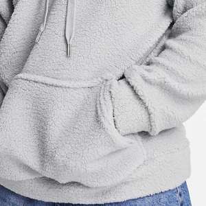 Sweat à capuche Sherpa chaud d'hiver pour hommes, sweat-shirt polaire imprimé de créateur de grande taille, vêtements pour garçons, sur mesure - Product Image 5