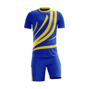 Maillot de football pour hommes avec logo au nom de l'équipe Service personnalisé OEM pour hommes femmes jeunes enfants-Coupe automatisée Uniformes d'équipe uniques - Product Image 5