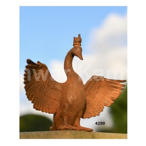 Venta caliente resistente hermoso pato rey escultura decorativa jardín escultura para el hogar jardín Parque patio Decoración - Product Image 1