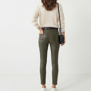 Pantalones de Cuero Transpirables para Mujer SANDRA TRADERS, de Secado Rápido, Alta Calidad, Bajo MOQ, Servicio OEM, Logotipo Personalizado - Product Image 3