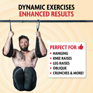 Custom AB <b>Sling</b> Strap <b>Arm</b> Hanging Abdominal Training ABS Fitness Strap Gymnastic Strength Exercise Carabiner Clip AB <b>Slings</b> - Product Image 6