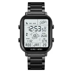 Горячие продажи мужские часы многофункциональные деловые спортивные водонепроницаемые электронные часы