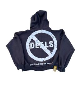 Vente en gros de sweats à capuche pour hommes lavés à l'acide 450gsm sweat à capuche vieilli avec logo 3D personnalisé avec vintage pour impression bouffante et broderie 3D - Product Image 3