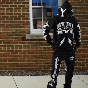 ชุดสูทลำลองสไตล์ฮาราจูกุพิมพ์ลายวินเทจแนวสตรีทแบบอเมริกัน Y2K สไตล์ฮิปฮอปโจ๊กเกอร์เนื้อผ้าคอตตอน100% ระบายอากาศได้ดี - Product Image 2