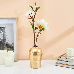 Florero de Estilo Costero Moderno, Diseño Compacto de Hierro, Fácil de Limpiar, Resistente al Óxido, Decoración Navideña para Exhibición en el Suelo - Product Image 6