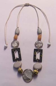 Collar de resina de estilo Vintage hecho a mano para mujer, joyería india de moda con aspecto de moda para fiesta, símbolo religioso cristiano - Product Image 4