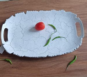 Juego de bandejas de acero de diseño clásico de tamaño personalizado para uso doméstico para servir café, comida, desayuno, cena - Product Image 6