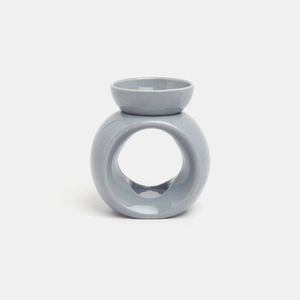 Calentador de Velas de Cerámica Ecológico de Dos Piezas con Alimentación USB, Quemador de Aroma para Aromaterapia en Interiores, Instalación Decorativa de Sobremesa - Product Image 2