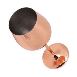 Copa de Vino Personalizada de Cobre y Acero con Diseño Moderno de Haxagon International, 100 ml, Estilo Rústico, Decorativa para el Hogar, Hotel o Fiestas - Product Image 4