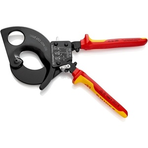 Coupe-câbles KNIPEX VDE, longueur totale 280 mm, max. 52 mm (380 mm), poignées multi-composants pour systèmes électriques de camping-cars - Product Image 5