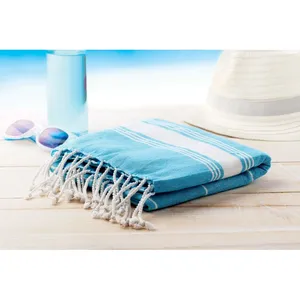 Serviettes de plage en coton personnalisées MALIBU pour le merchandising - Product Image 3