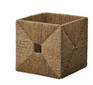 Vente en gros ODM de haute qualité meilleure vente écologique ivoire/gris jonc de mer tissé rectangle boîte de rangement pour bijoux multifonction - Product Image 6