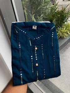 Diseño moderno Rayón con lentejuelas Trabajo Kurta Pijama Fabricante y proveedor de la India a la tarifa más baja - Product Image 6