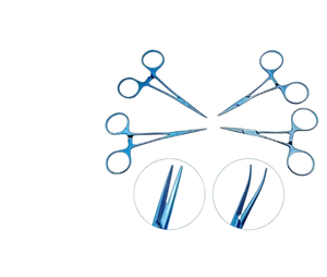 PREMIUM GRADE SURGICAL INSTRUMENTS <b>TITANIUM</b> HALSTED HEMOSTATIC MOSQUITO FORCEPS STRAIGHT CURVED .. - Product Image 3