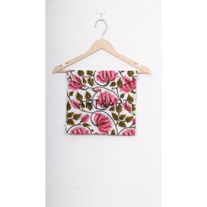 Vente en gros 100% coton ensemble de pyjama court imprimé main bloc vêtements de nuit indiens pour l'été printemps vêtements de nuit costume de nuit pyjama robe - Product Image 5