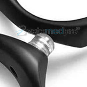 กรรไกรหนวดสำหรับผู้ชายขนาดกะทัดรัด เครื่องมือตัดแต่งที่คมและแม่นยำ กรรไกรหนวดสแตนเลสตามหลักสรีรศาสตร์สำหรับขนบนใบหน้าของผู้ชาย - Product Image 2