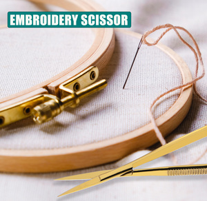 Tijeras para cejas al por mayor, tijera de resorte para cejas, pestañas de cutículas de acero quirúrgico, cortes sin esfuerzo, reduce la tensión de la mano, antideslizante - Product Image 6