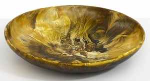 Tazón de Resina Único Hecho a Mano, Libre de BPA, con Forma de Pétalo y Flores Naturales Incrustadas, para Decoración de Eventos e Interiores del Hogar - Product Image 2