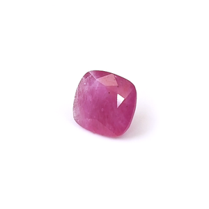 Rubis du Mozambique non traité 4,17 carats, qualité supérieure, tourmaline naturelle, taille coussin, hauteur 8 mm, teinte rose octogonale, traité thermiquement - Product Image 4
