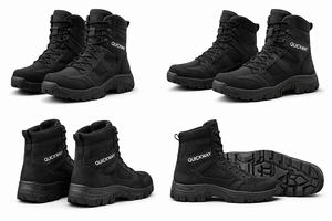 New <b>Mens</b> Multi Purpose Outdoor Boots, <b>Waterproof</b> Work & Formal <b>Shoes</b>, Quickway Brand - Product Image 2