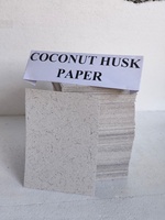 Feuilles de papier artistique en PVC enduit fait main à base de coque de noix de coco, fibre naturelle écologique pour l'artisanat, la papeterie, l'emballage et la reliure