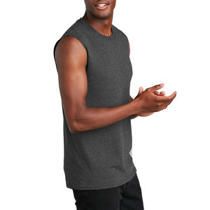 Men's High Quality Summer Sleeveless <b>Tank</b> <b>Top</b> Breathable Knitted Gym <b>Workout</b> Fitness T-Shirt for Bodybuilding - Product Image 6