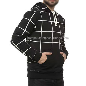 เสื้อมีฮู้ดสำหรับผู้ชายโอเวอร์ไซส์ลายนูนมีซิปดีไซน์แฟชั่นแนวสตรีทโอเวอร์ไซส์ออกแบบได้ตามต้องการ - Product Image 6