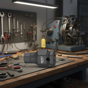 Hazet 1/2'' <b>Impact</b> Screwdriver <b>Socket</b> Hexagonal Short Square with Borehole Premium Product Category - Product Image 3