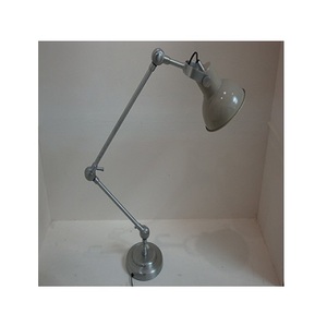 Lámpara de mesa de metal con recubrimiento de polvo, color gris, ajustable, con cobertizo redondo, para decoración del hogar, cama y habitación, gran oferta - Product Image 2