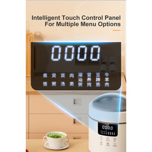 Pentola a pressione elettrica in acciaio inox LED Display noi spina francese spagnolo lingue operative per uso domestico Hotel uso esterno - Product Image 2
