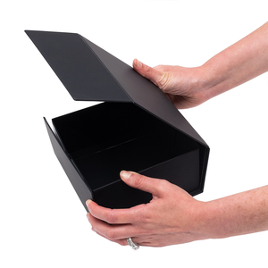 고급 맞춤형 선물 상자, 단단한 종이 자석 포장, 접이식 플립형 뚜껑 리본 상자 - Product Image 3