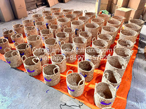 ผู้ผลิต OEM & ODM ตะกร้าพื้นทอจากธรรมชาติ ดีไซน์สปอร์ต สินค้ามาใหม่ ตะกร้าเก็บของเล่นน่ารักจากผักตบชวา สำหรับเด็ก - Product Image 5