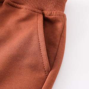 Pantalones cortos de algodón de Color sólido personalizados de alta calidad 100% algodón polar entrenamiento Joggers correr Casual francés Terry niños pantalones cortos de sudor - Product Image 4