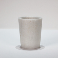 Gobelet de salle de bain en marbre pour brosser les dents, ensemble de toilette, fournitures de salle de bain, pièce unique