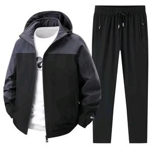 Chándal Deportivo para Hombre, Cortavientos, de Una Sola Capa, para Deportes al Aire Libre y Trabajo, Ajuste Elástico, Logotipo Personalizado - Product Image 1