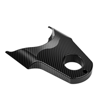 JFG RACING Cache de protection de compartiment de moto électrique Tuttio Soleil 01 Power Cover à motif carbone de haute qualité